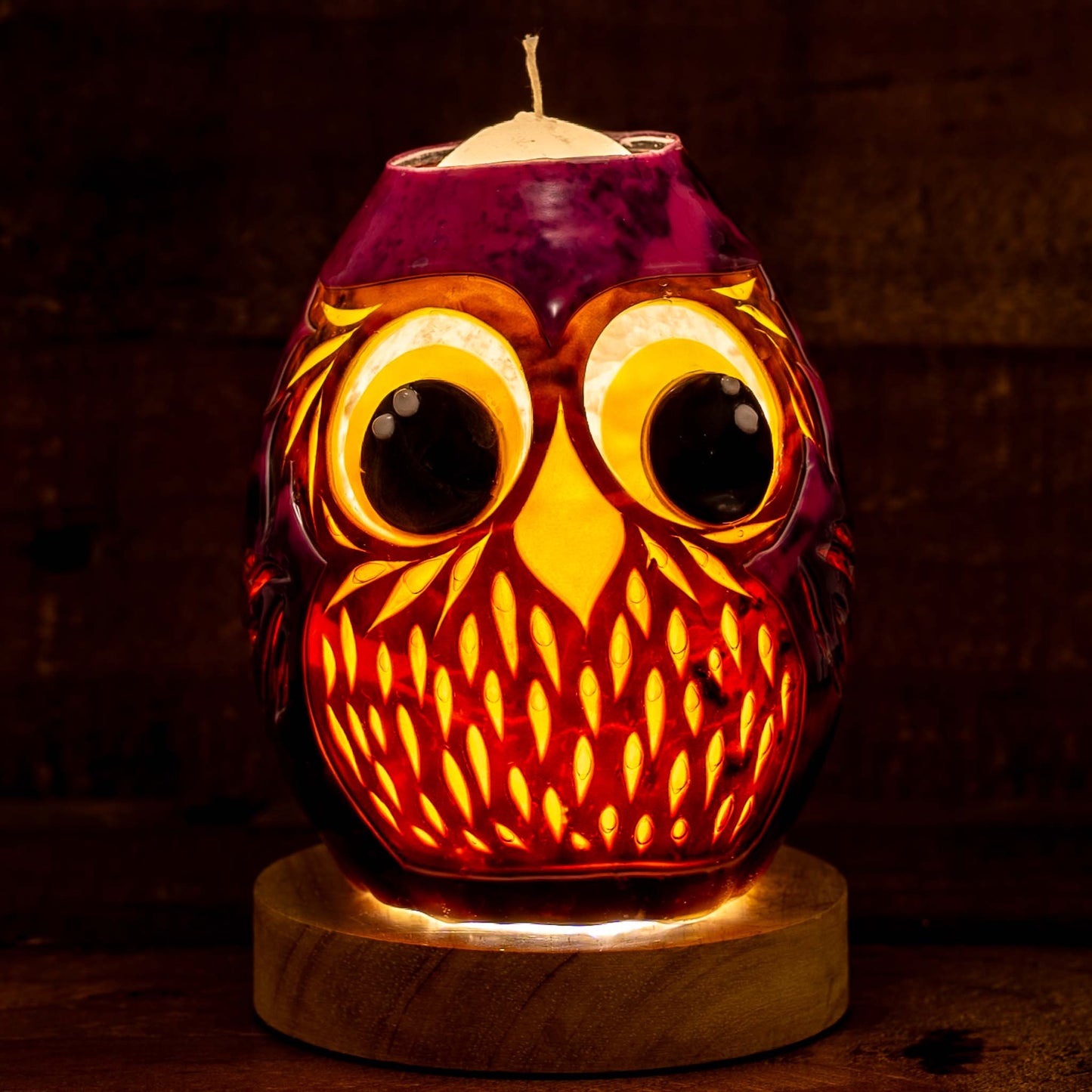 Twilight Guardian Owl (Purple Marble)