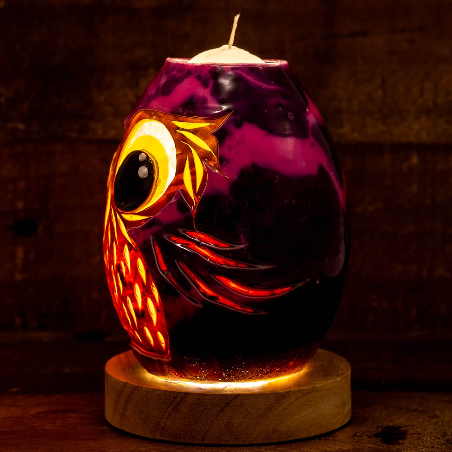 Twilight Guardian Owl (Purple Marble)